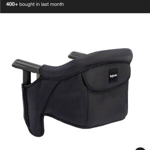 Black Hook-On Portable High Chair